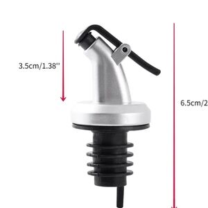 Silver and Black Bottle Pourer